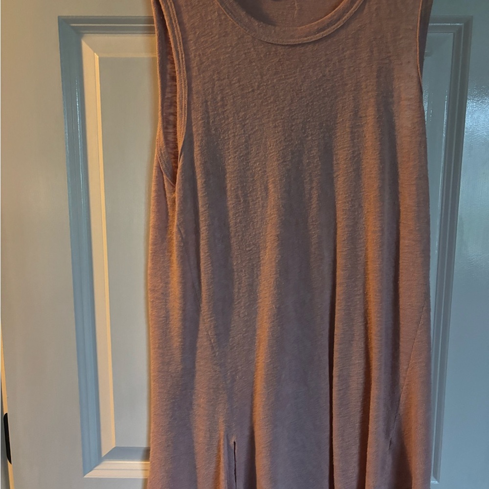 Bordeaux Sleeveless Pink Tank Top